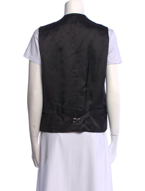 Loewe Wool V-Neck Button-Up Top