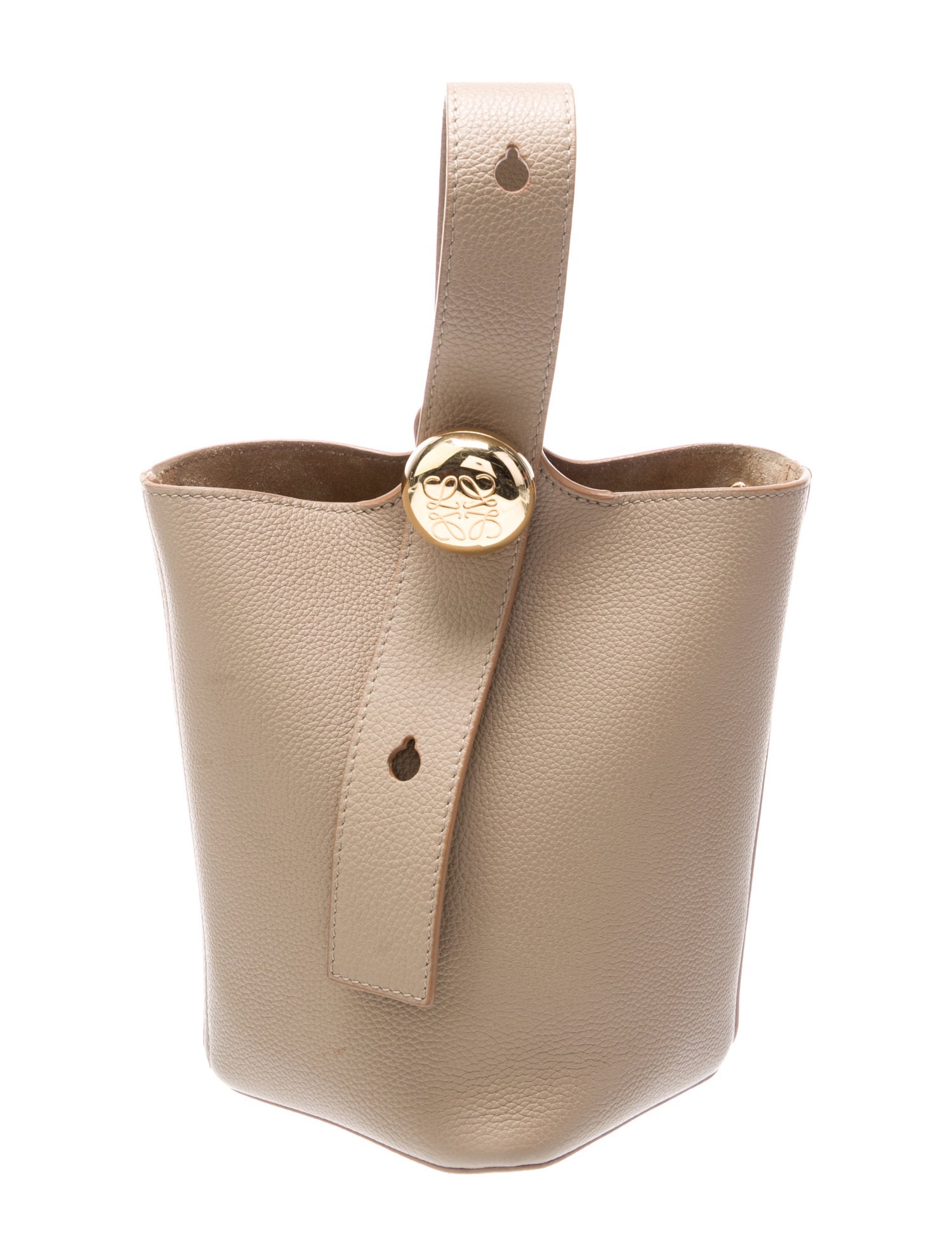 Loewe Leather Bucket Bag Mini 2023