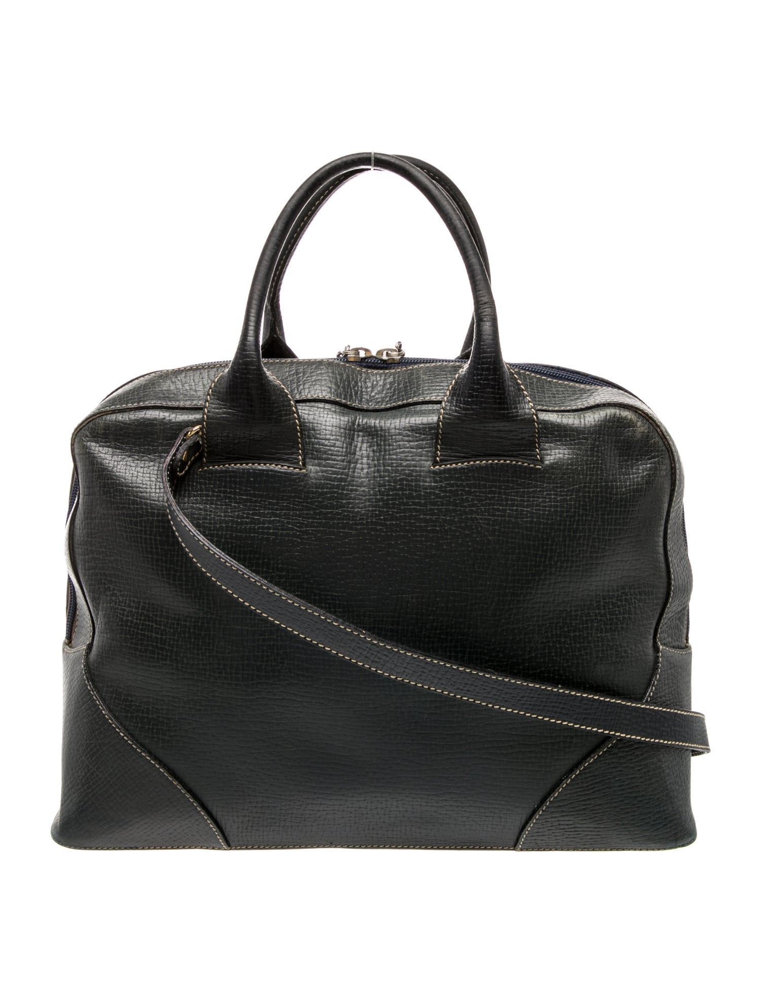 Loewe Leather Top Handle Bag Vintage