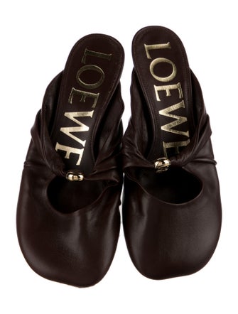 Loewe Leather Mules