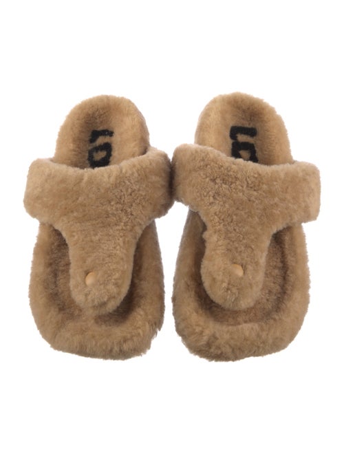 Loewe Shearling Slides