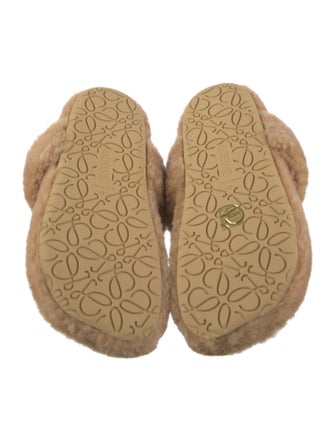 Loewe Shearling Slides