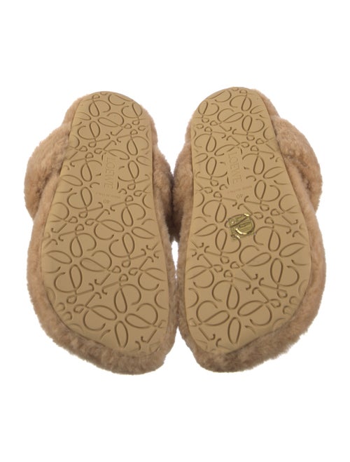 Loewe Shearling Slides