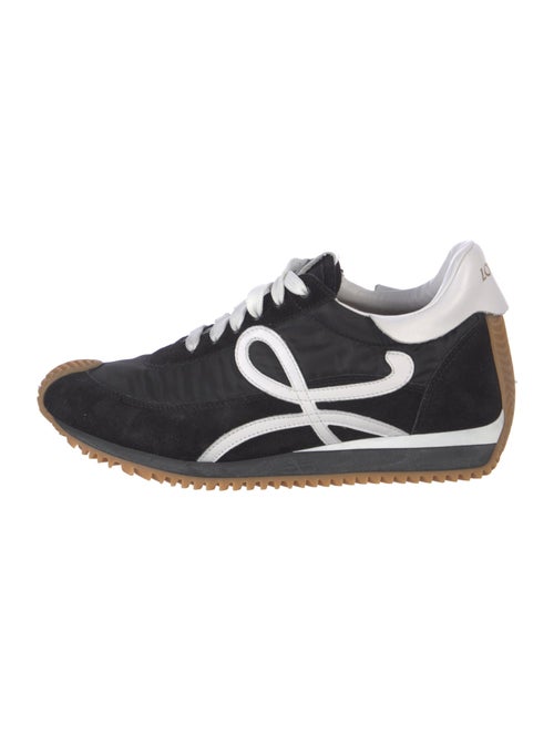Loewe Suede Graphic Print Athletic Sneakers