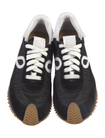 Loewe Suede Graphic Print Athletic Sneakers