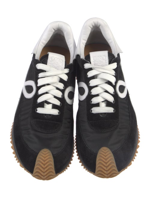 Loewe Suede Graphic Print Athletic Sneakers
