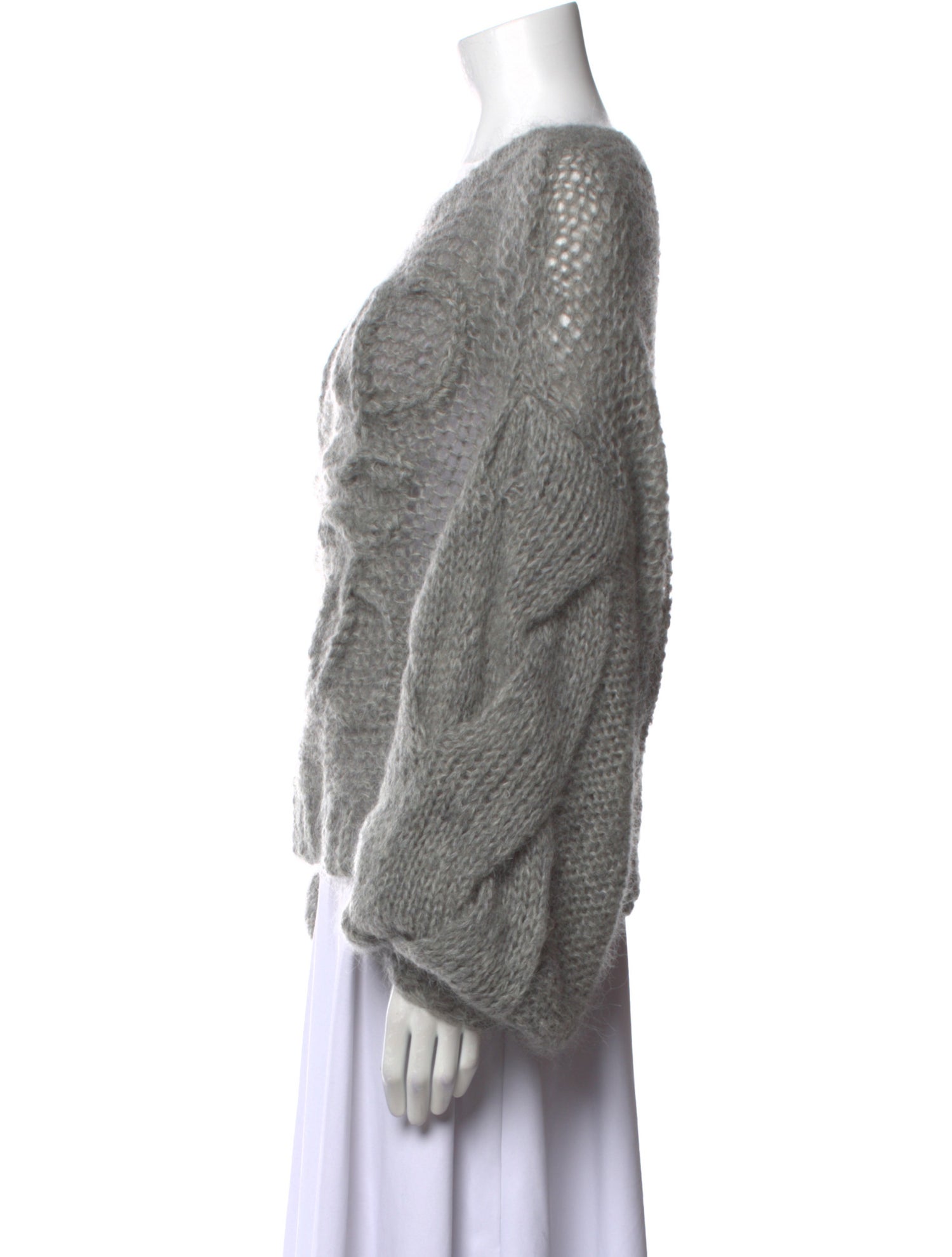 Loewe Mohair Scoop Neck Sweater