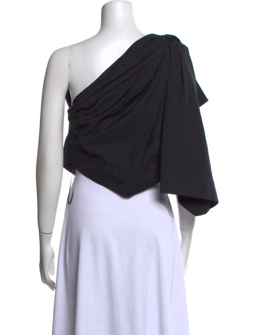 Loewe Paula's Ibiza One-Shoulder Short Sleeve Crop Top