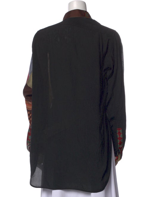 Loewe Silk Printed Button-Up Top