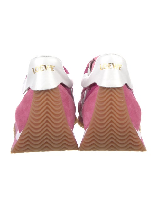 Loewe Suede Printed Athletic Sneakers
