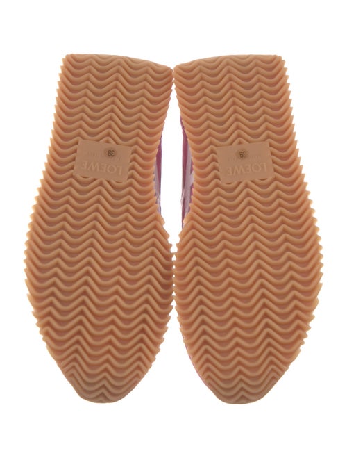 Loewe Suede Printed Athletic Sneakers
