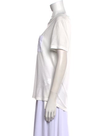 Loewe Bateau Neckline Short Sleeve T-Shirt