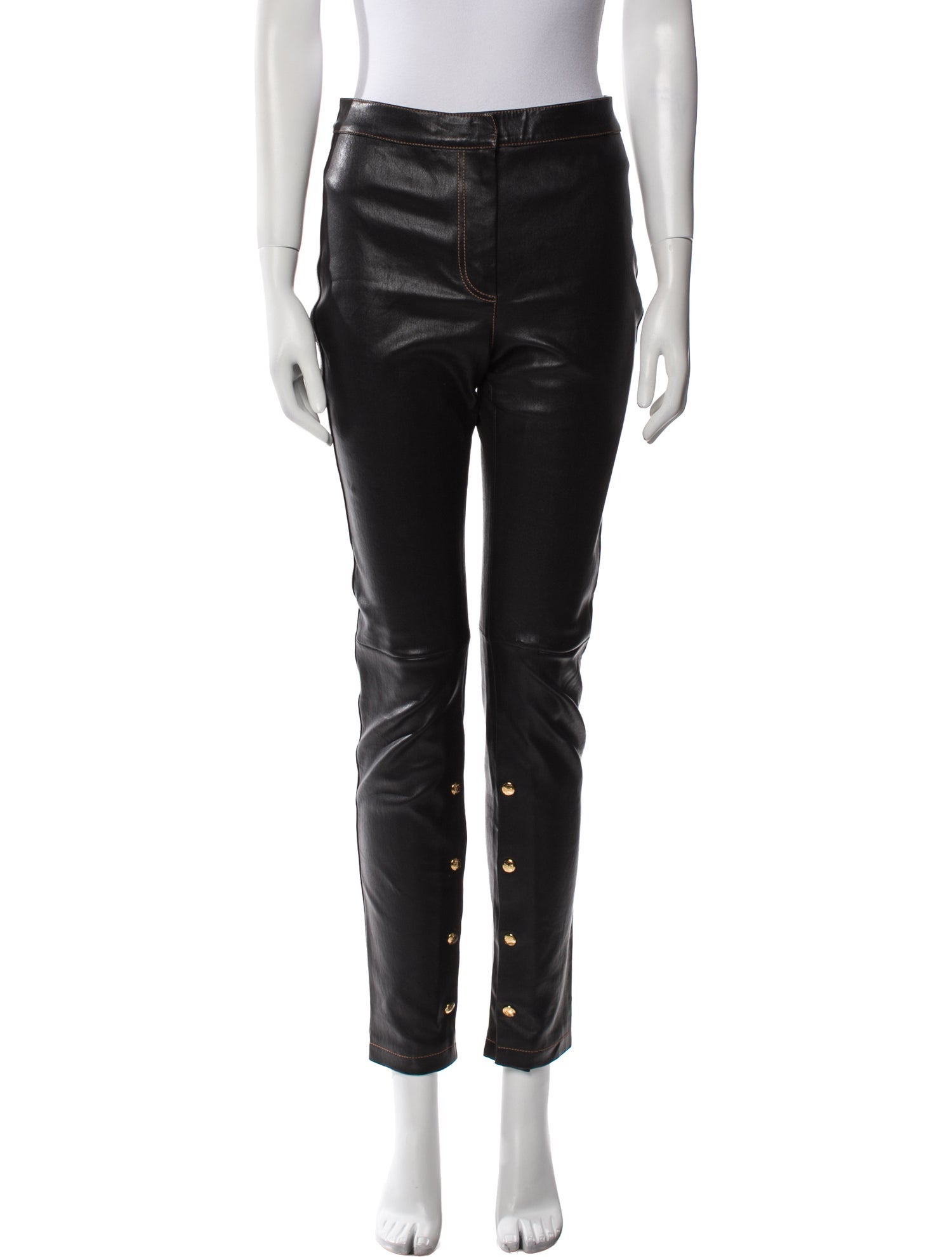 Loewe Leather Skinny Leg Pants