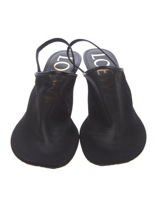Loewe Mesh Slingback Pumps