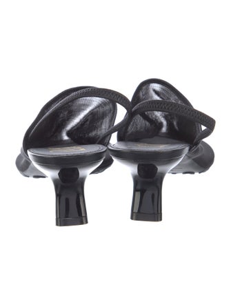 Loewe Mesh Slingback Pumps