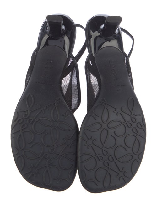 Loewe Mesh Slingback Pumps