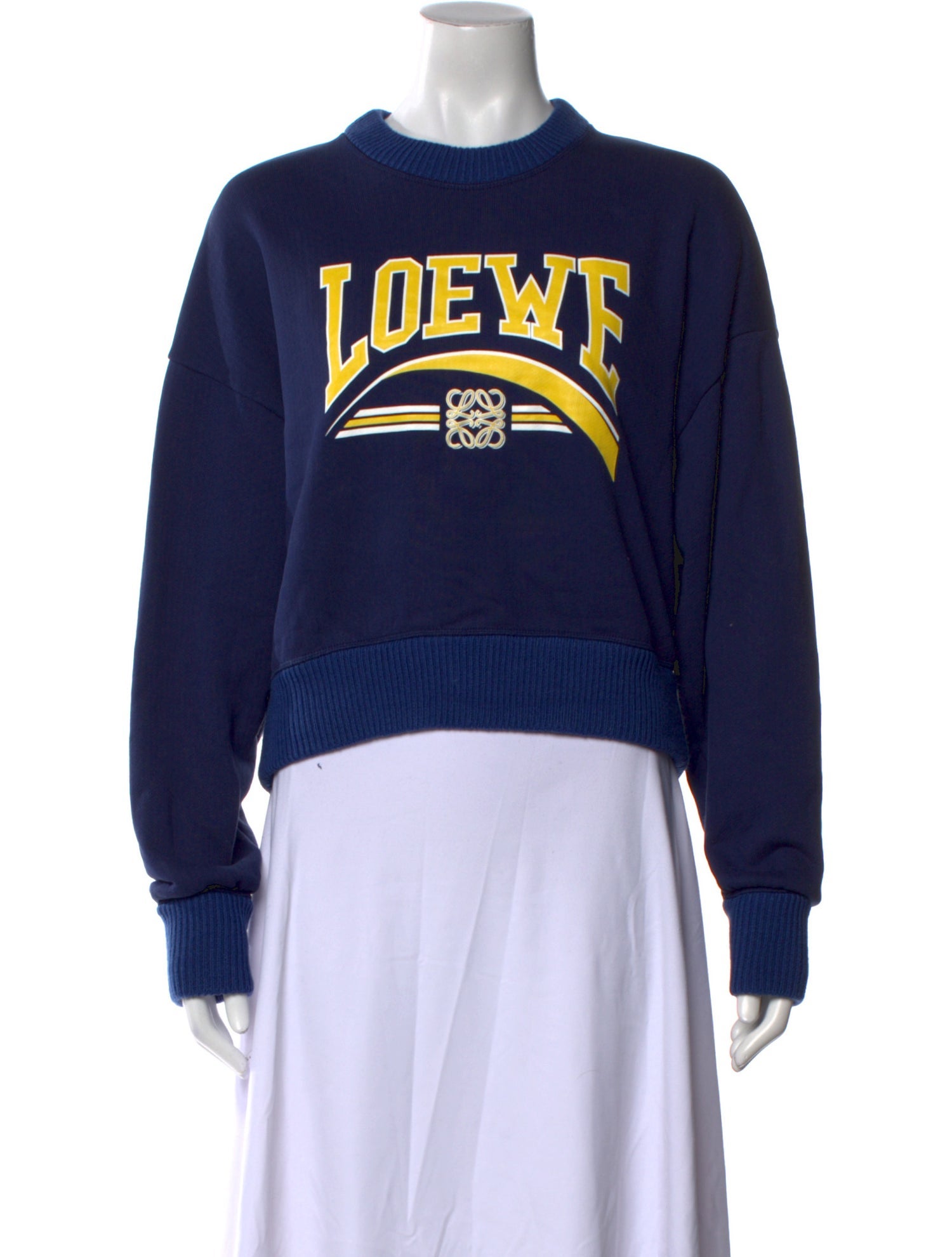 Loewe Graphic Print Crew Neck Sweater