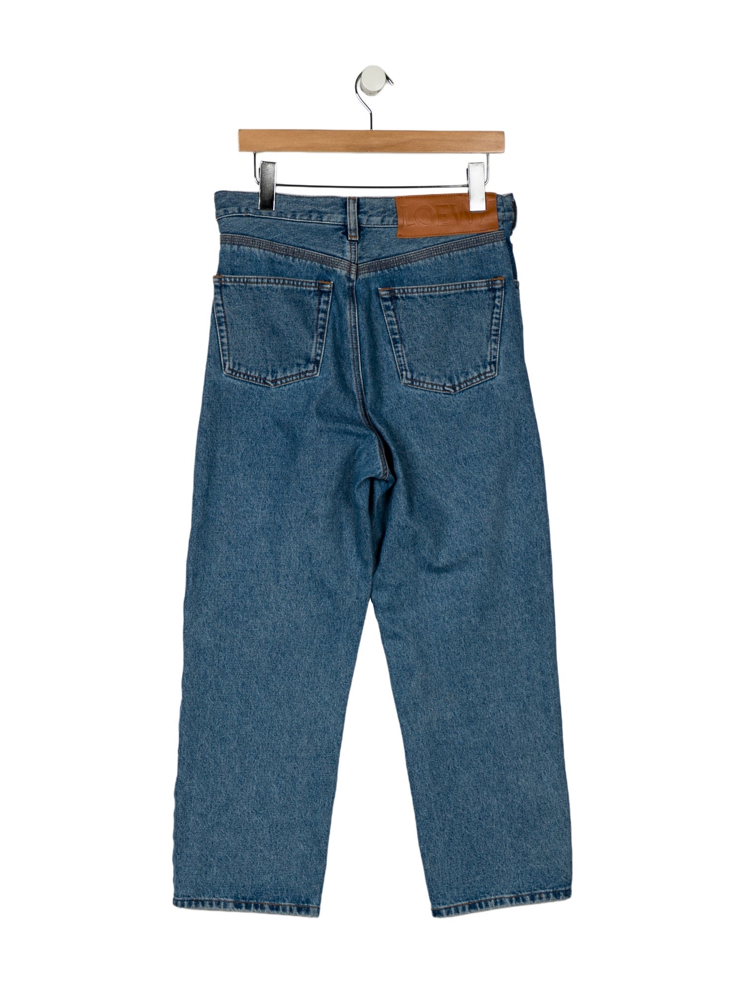 Loewe High-Rise Straight Leg Jeans