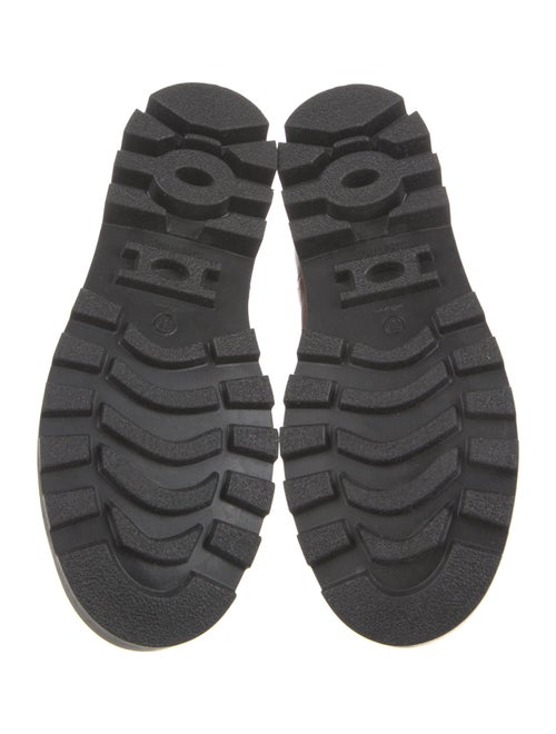 Loewe Leather Colorblock Pattern Chelsea Boots