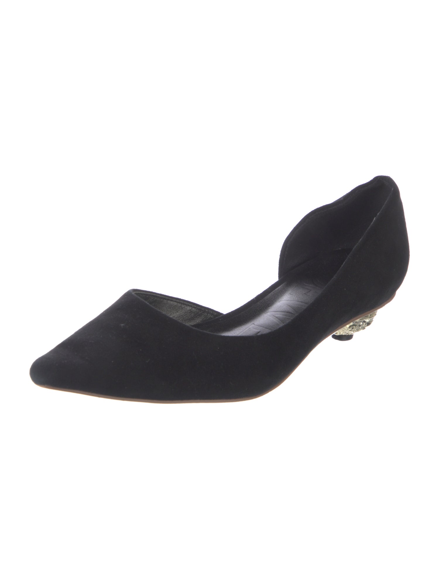 Loewe Suede D'Orsay Pumps