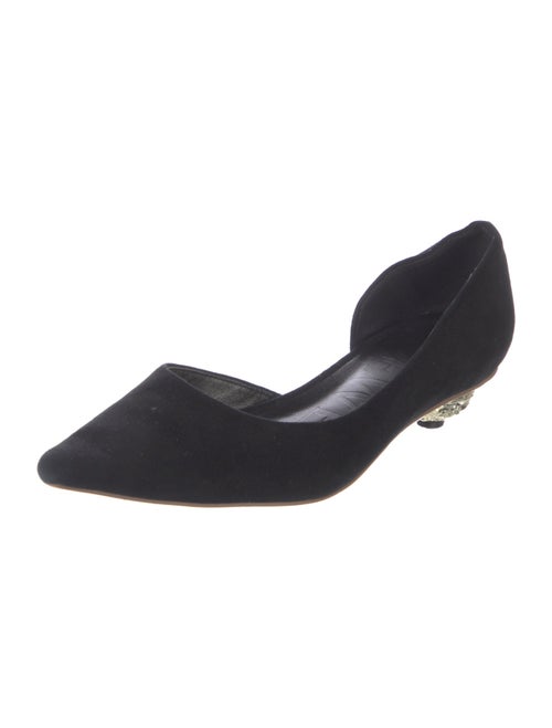 Loewe Suede D'Orsay Pumps