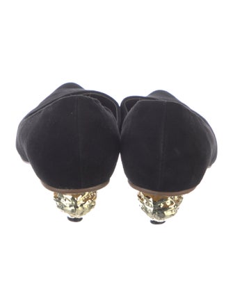 Loewe Suede D'Orsay Pumps