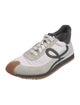 Loewe Suede Colorblock Pattern Sneakers