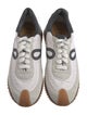Loewe Suede Colorblock Pattern Sneakers