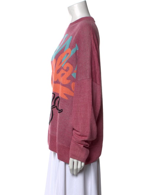 Loewe Paula's Ibiza Linen Graphic Print Sweatshirt