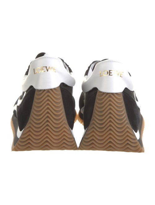 Loewe Nylon Colorblock Pattern Athletic Sneakers