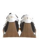 Loewe Nylon Colorblock Pattern Athletic Sneakers