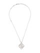 Loewe Crystal Anagram Pendant Necklace