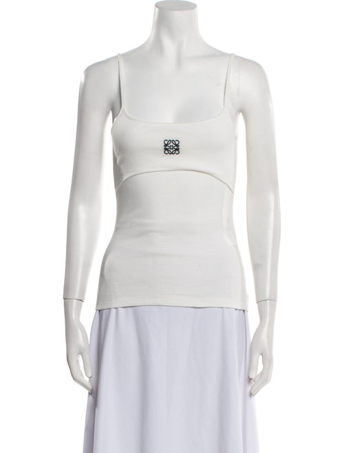Loewe Square Neckline Sleeveless Top