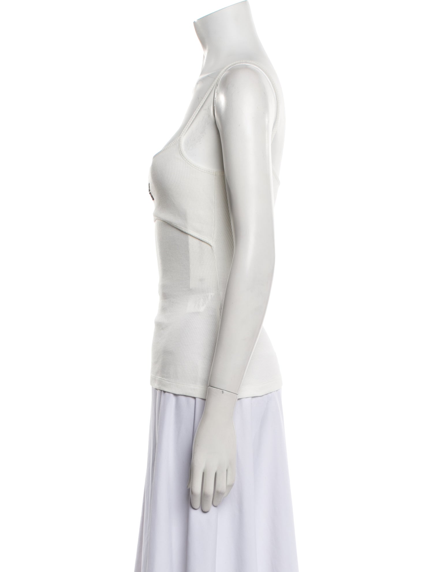 Loewe Square Neckline Sleeveless Top