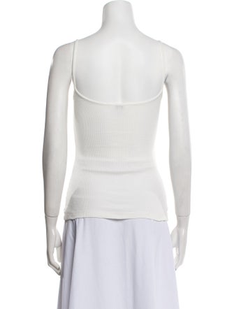Loewe Square Neckline Sleeveless Top