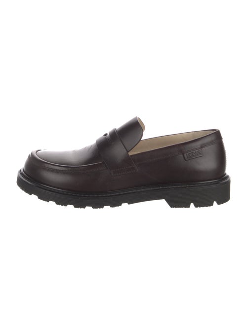 Loewe Blaze Leather Loafers