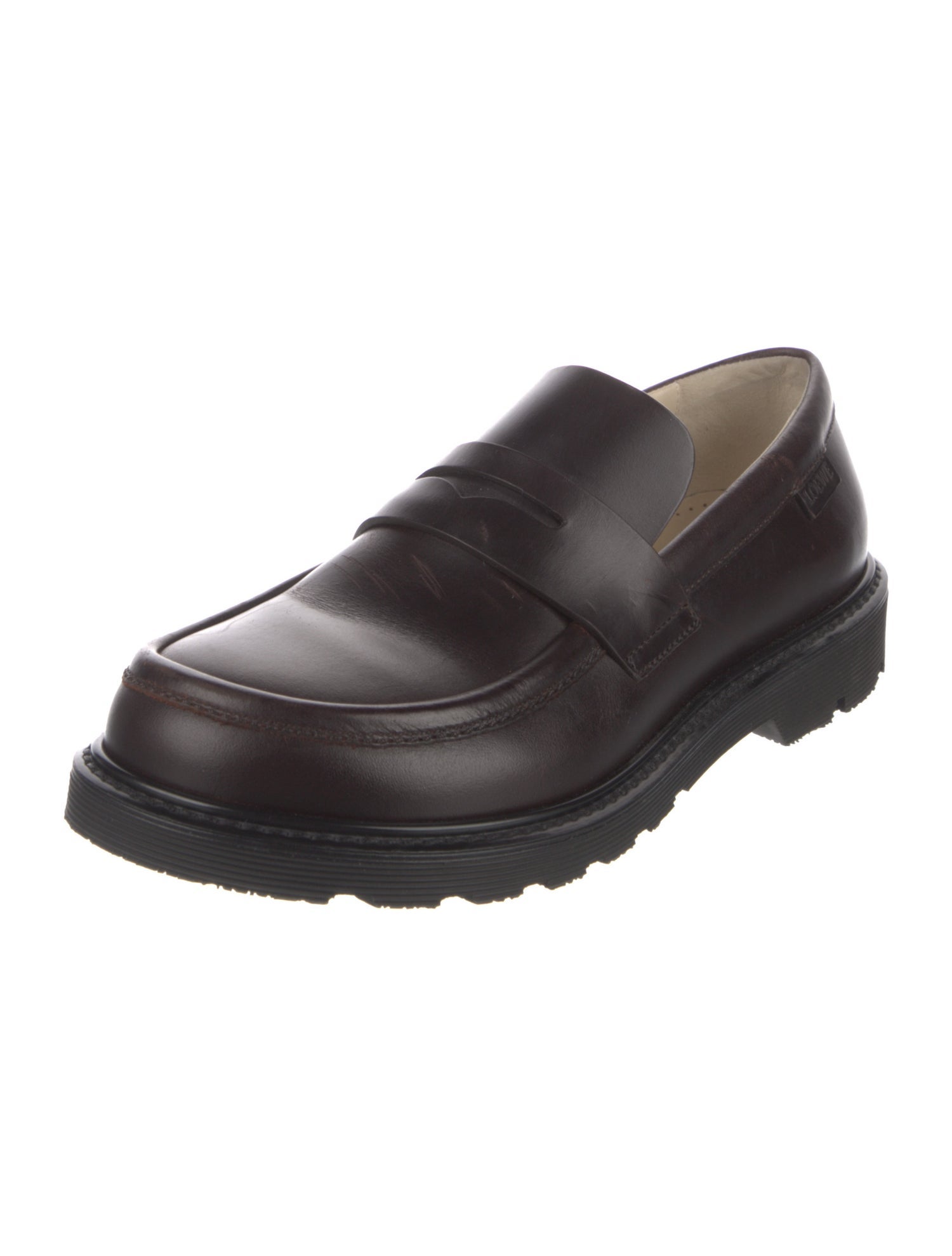 Loewe Blaze Leather Loafers
