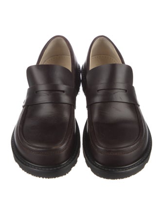 Loewe Blaze Leather Loafers
