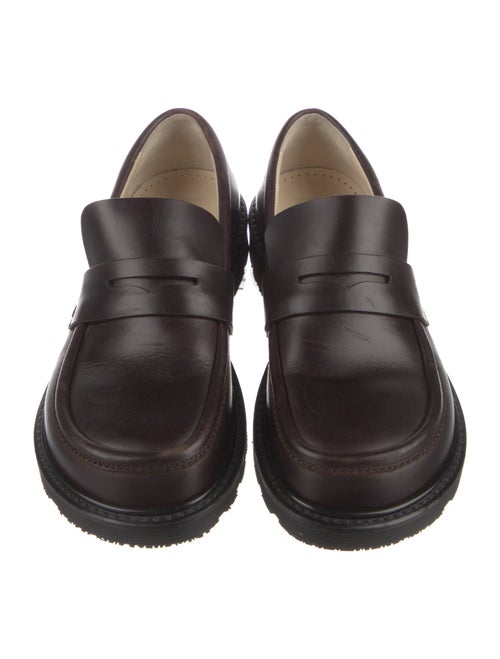 Loewe Blaze Leather Loafers