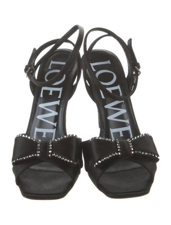 Loewe Satin Bow Accents Sandals