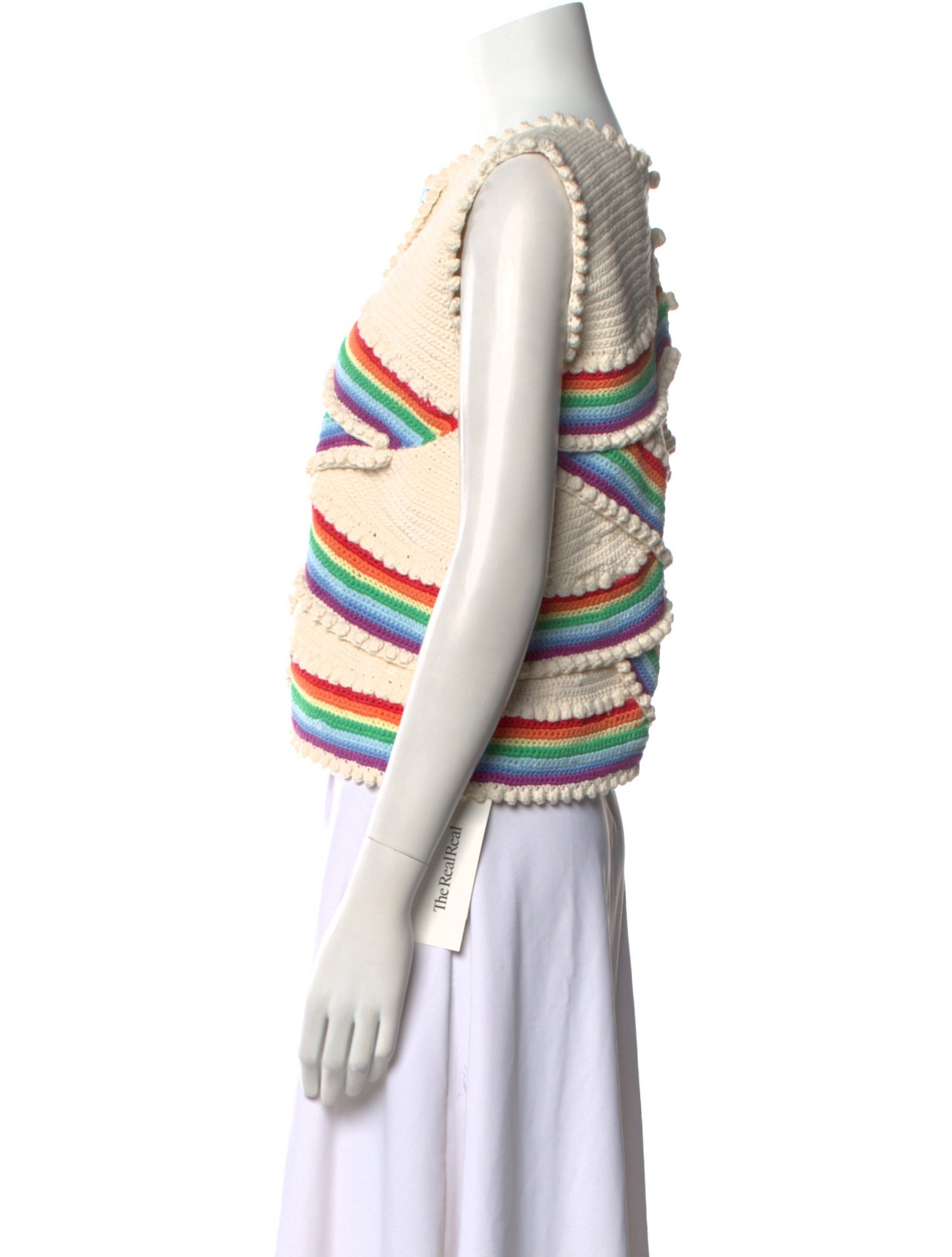 Loewe s616y14k20 Striped Crop Top