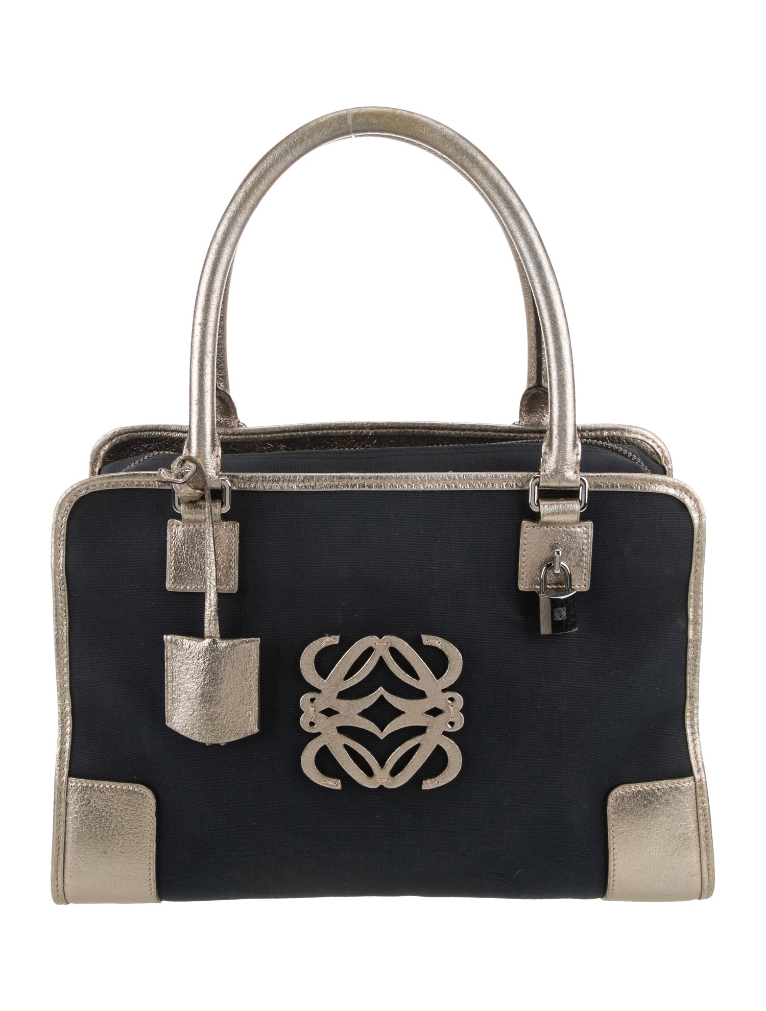 Loewe Canvas Top Handle Bag