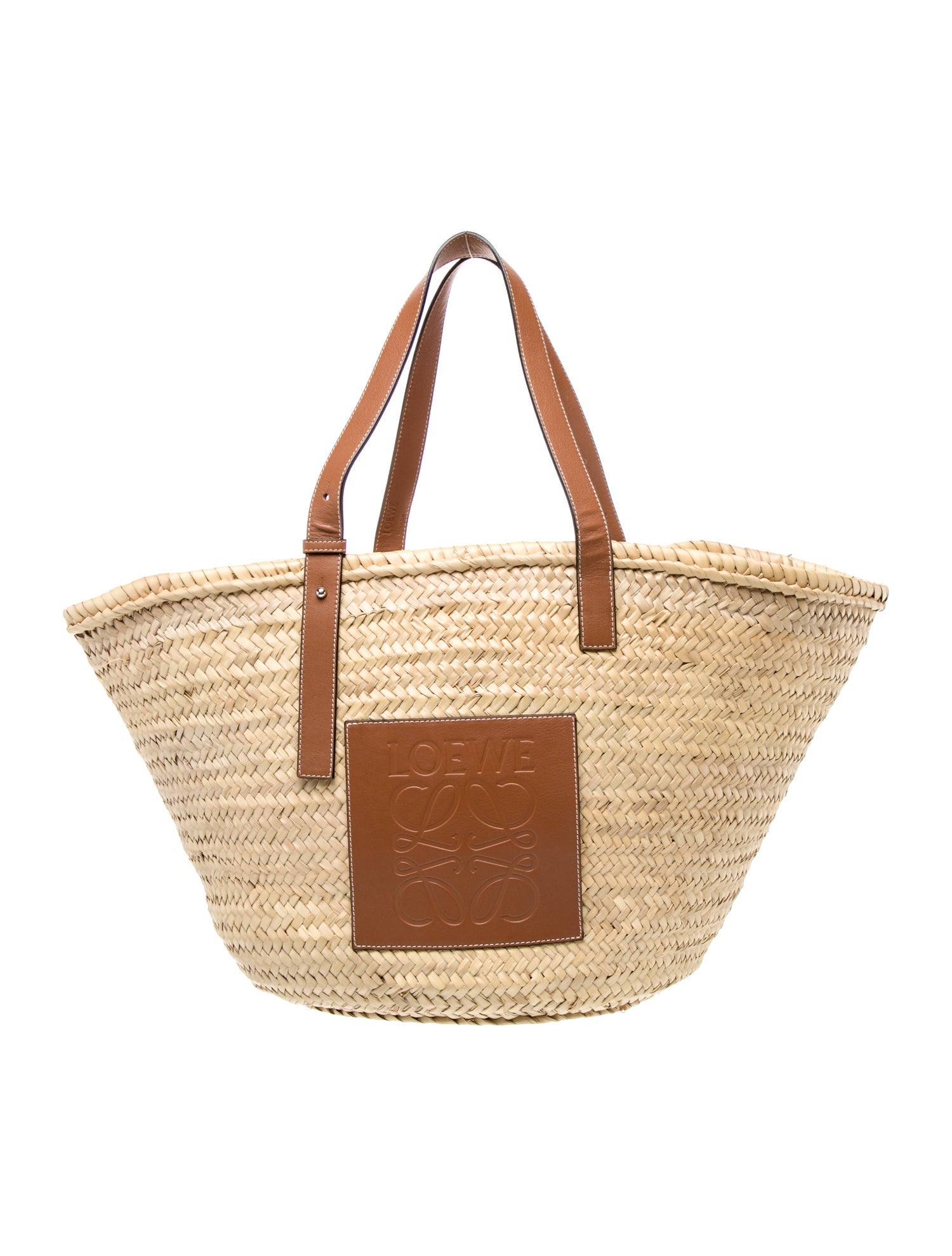 Loewe Raffia Basket Large