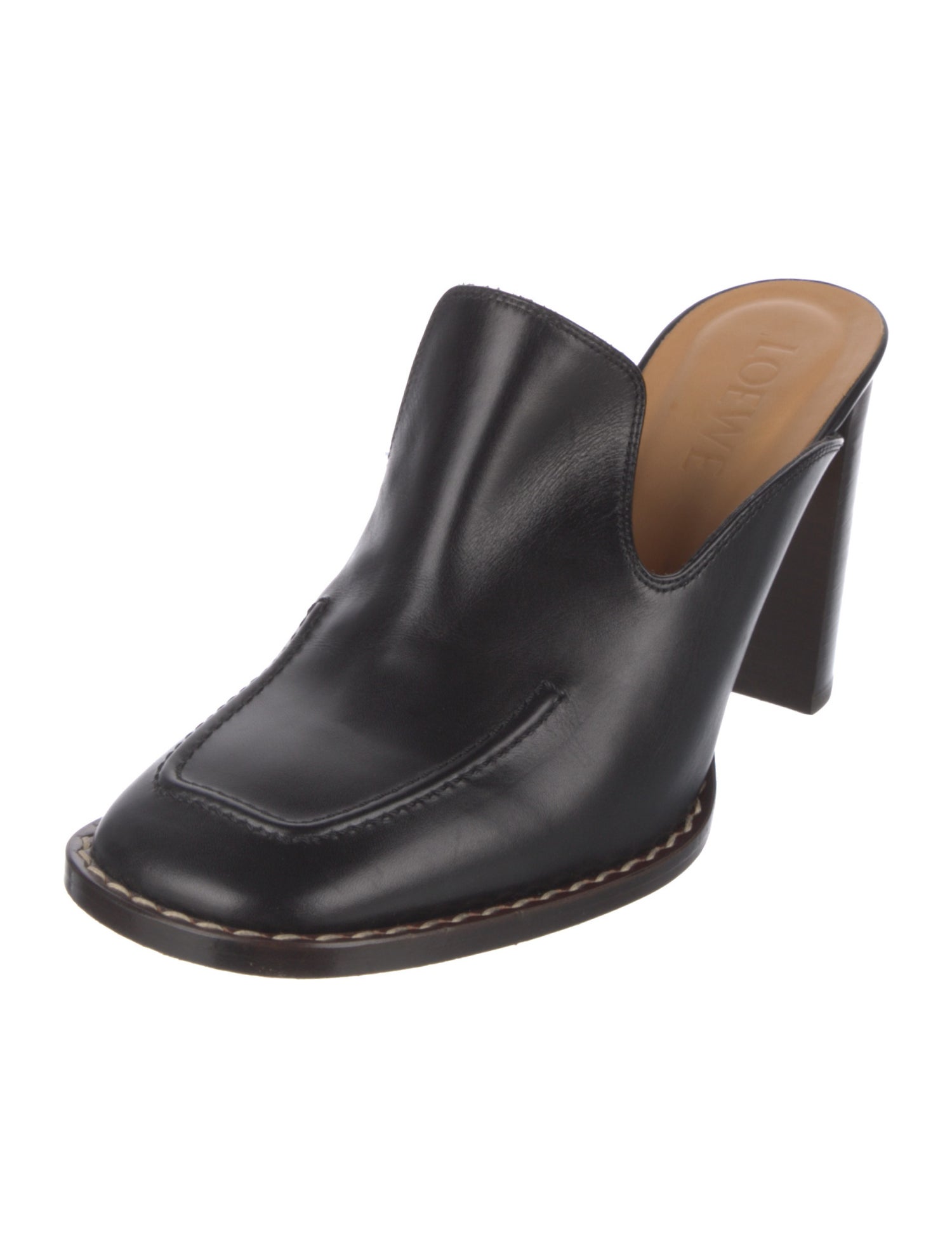 Loewe Leather Mules