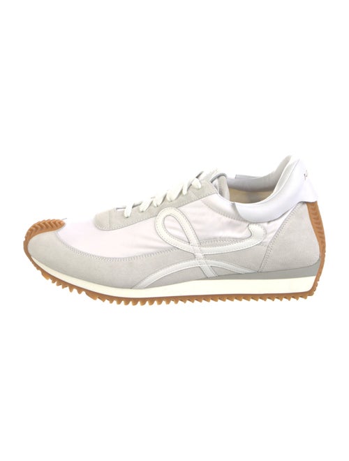Loewe Suede Leather Trim Embellishment Sneakers