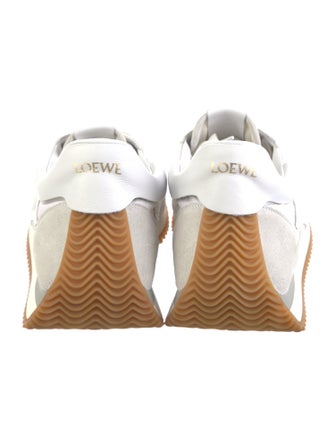 Loewe Suede Leather Trim Embellishment Sneakers