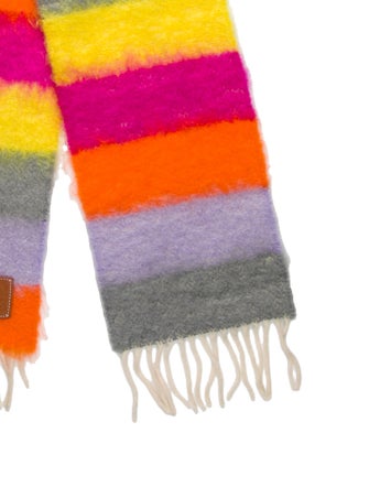 Loewe Mohair Striped Scarf