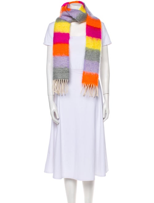 Loewe Mohair Striped Scarf
