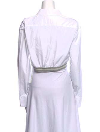 Loewe Crop Logo Long Sleeve Crop Top