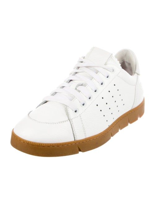 Loewe Leather Lasercut Accents Sneakers